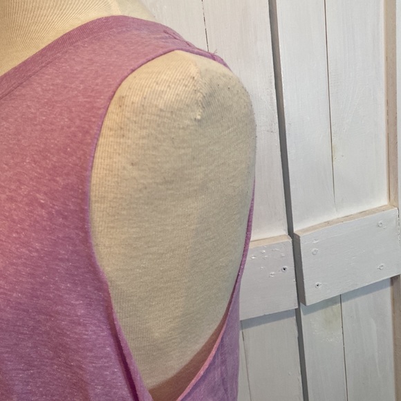 NWT Spiritual Gangster Love Each Other Purple Muscle Tank - Picture 3 of 6